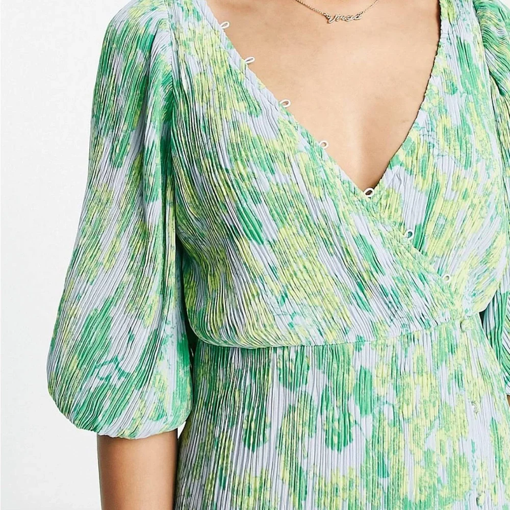 ASOS Green Multi Colored Dress - Picture 2 of 6